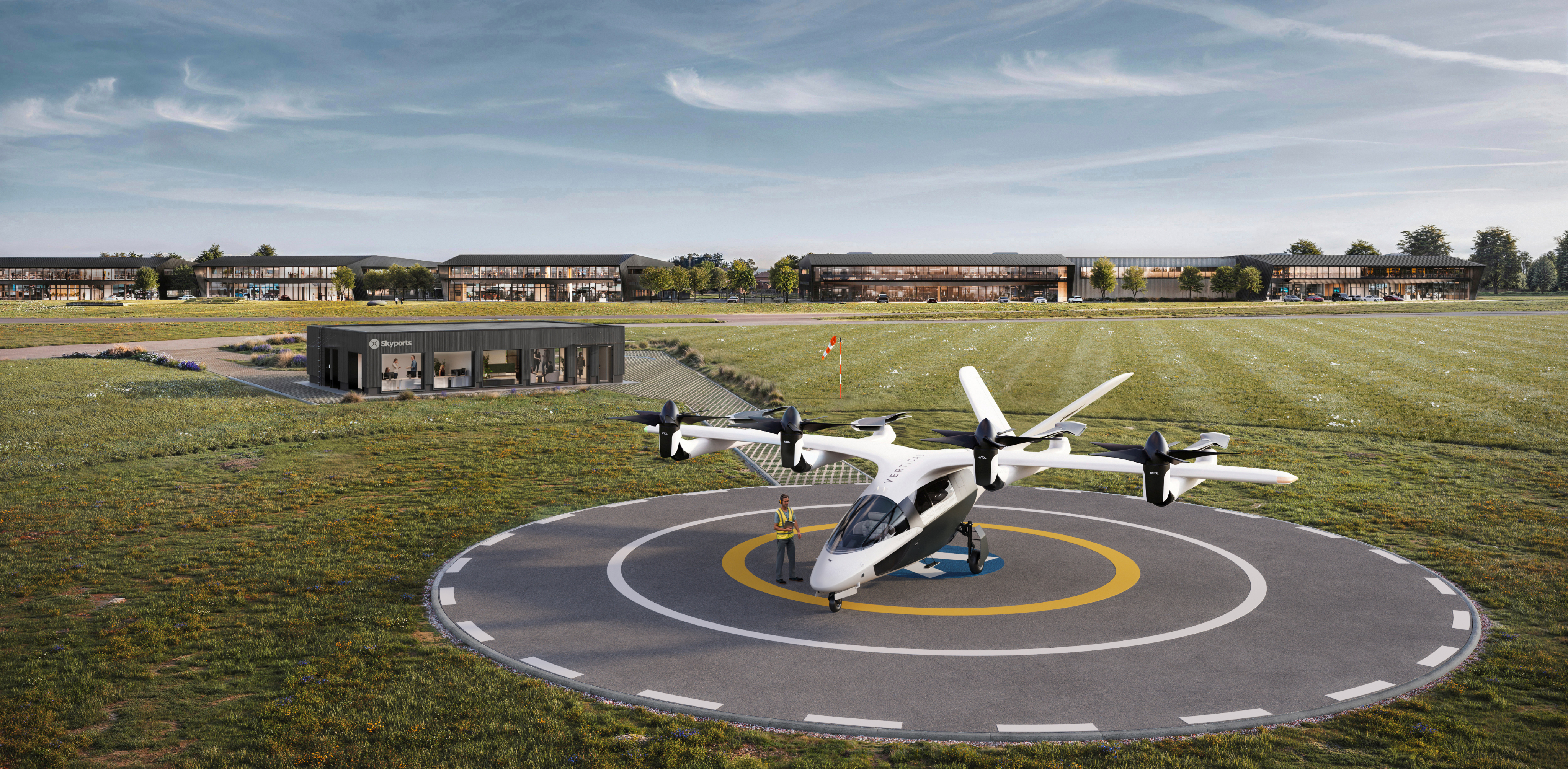 The former RAF Bicester aerodrome, our home, is a site of national historic significance that now operates as a dynamic private airfield dedicated to business aviation and cutting-edge research and development. - Image